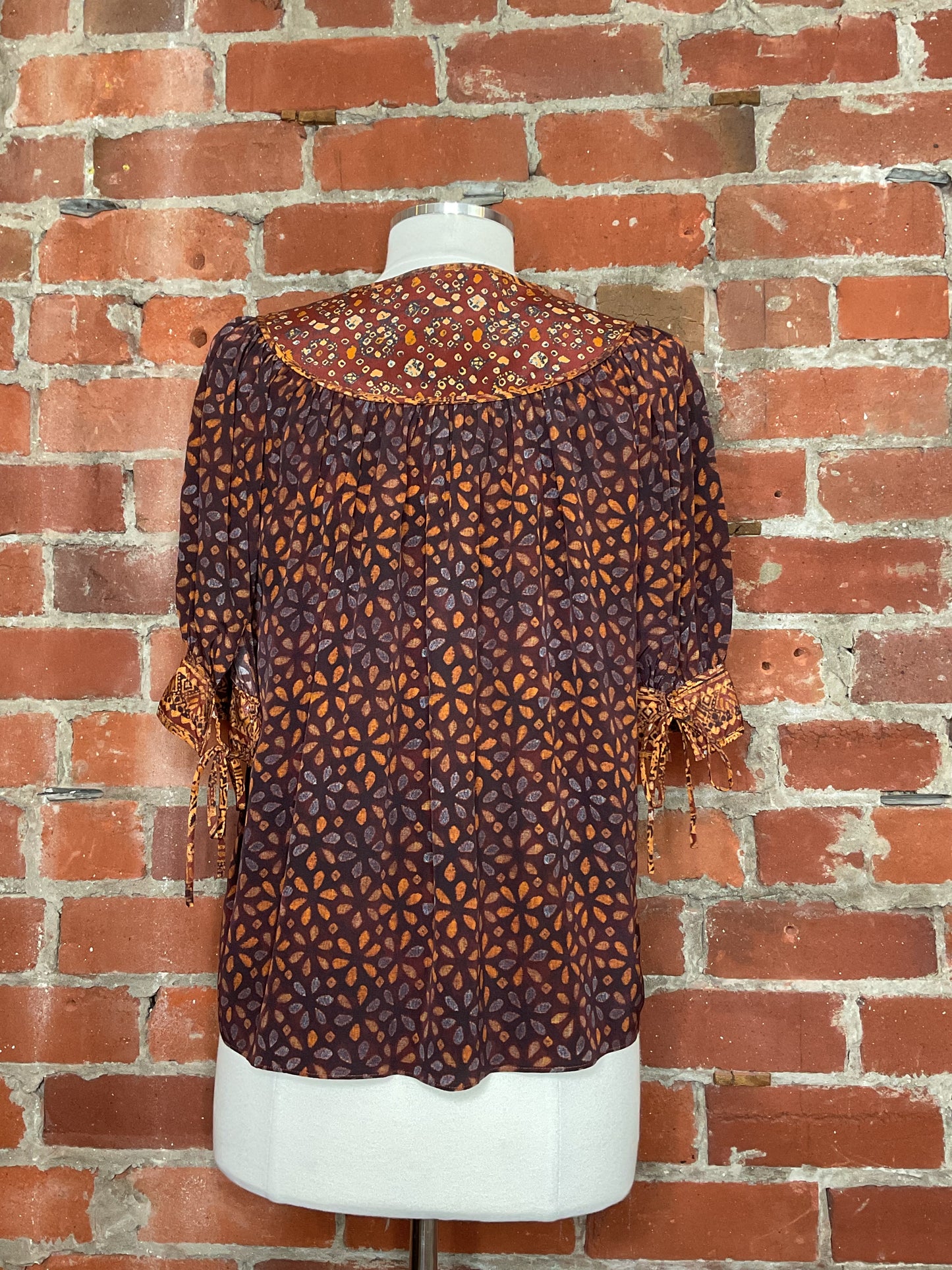 Ulla Johnson Dina Patchwork Top | SZ 6