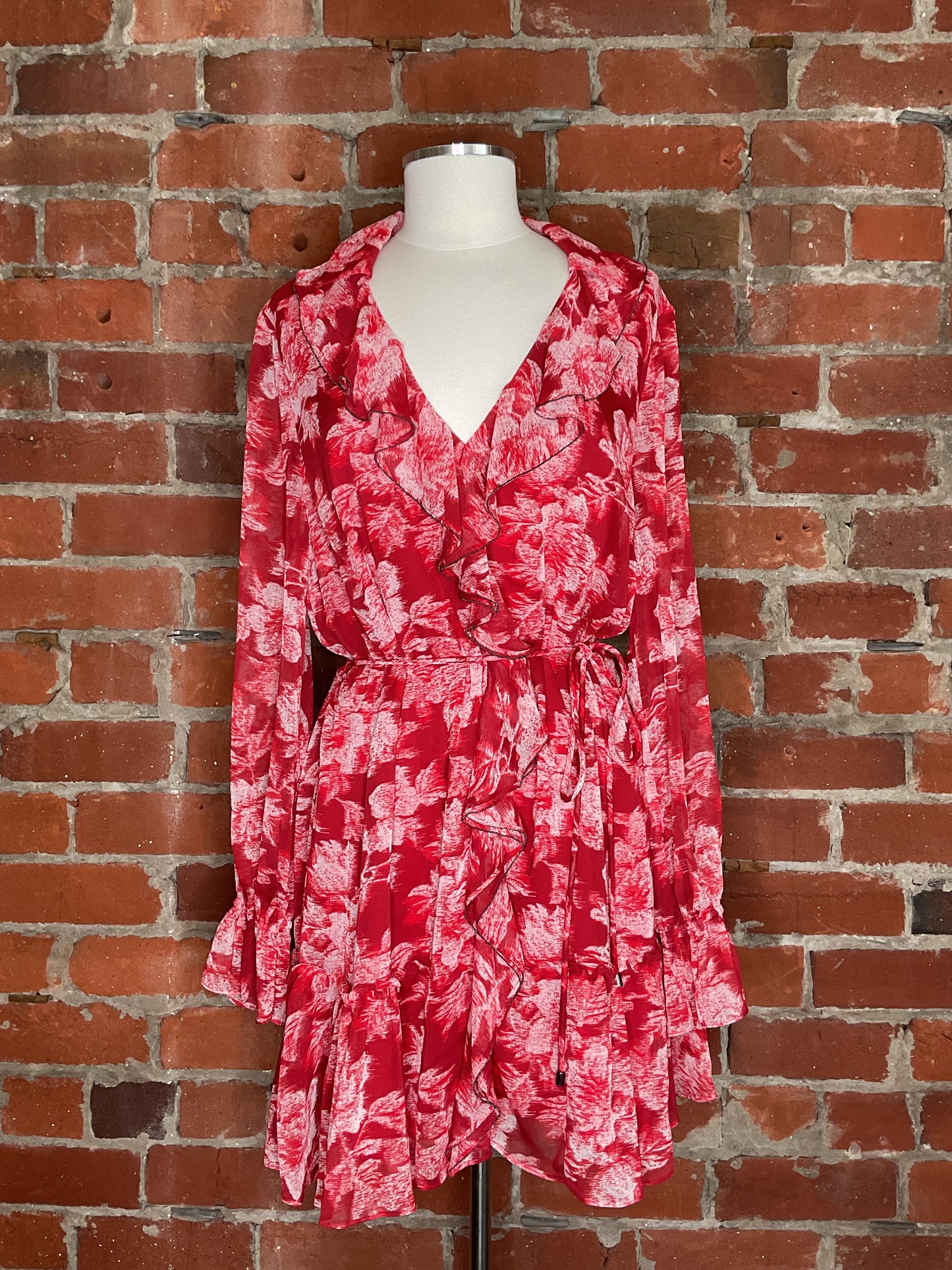 NWT Ted Baker Linndie Ruffle Floral Dress | SZ 5