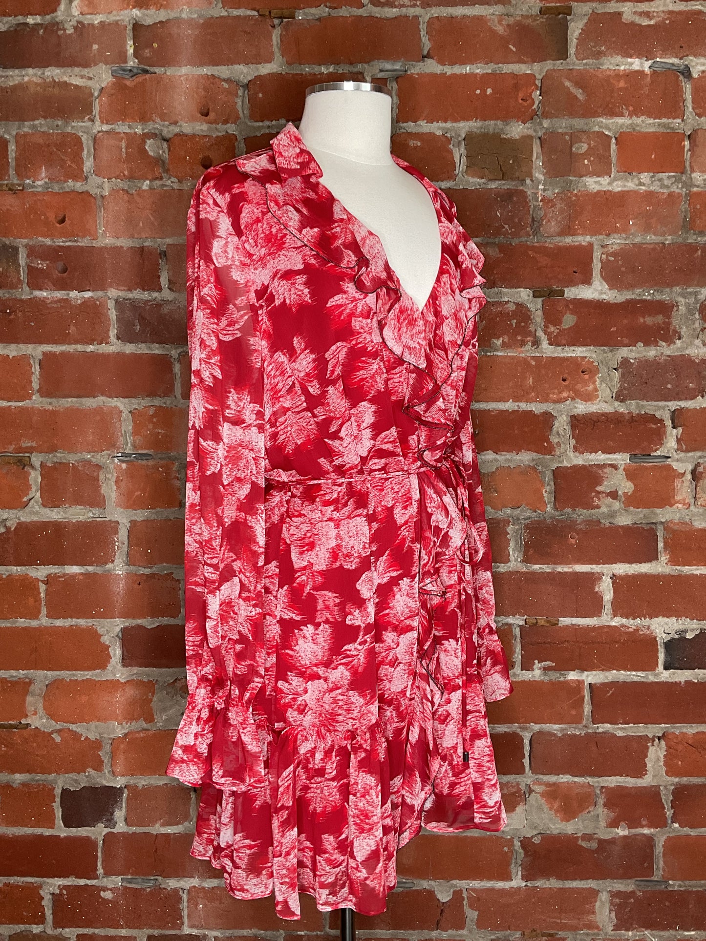 NWT Ted Baker Linndie Ruffle Floral Dress | SZ 5