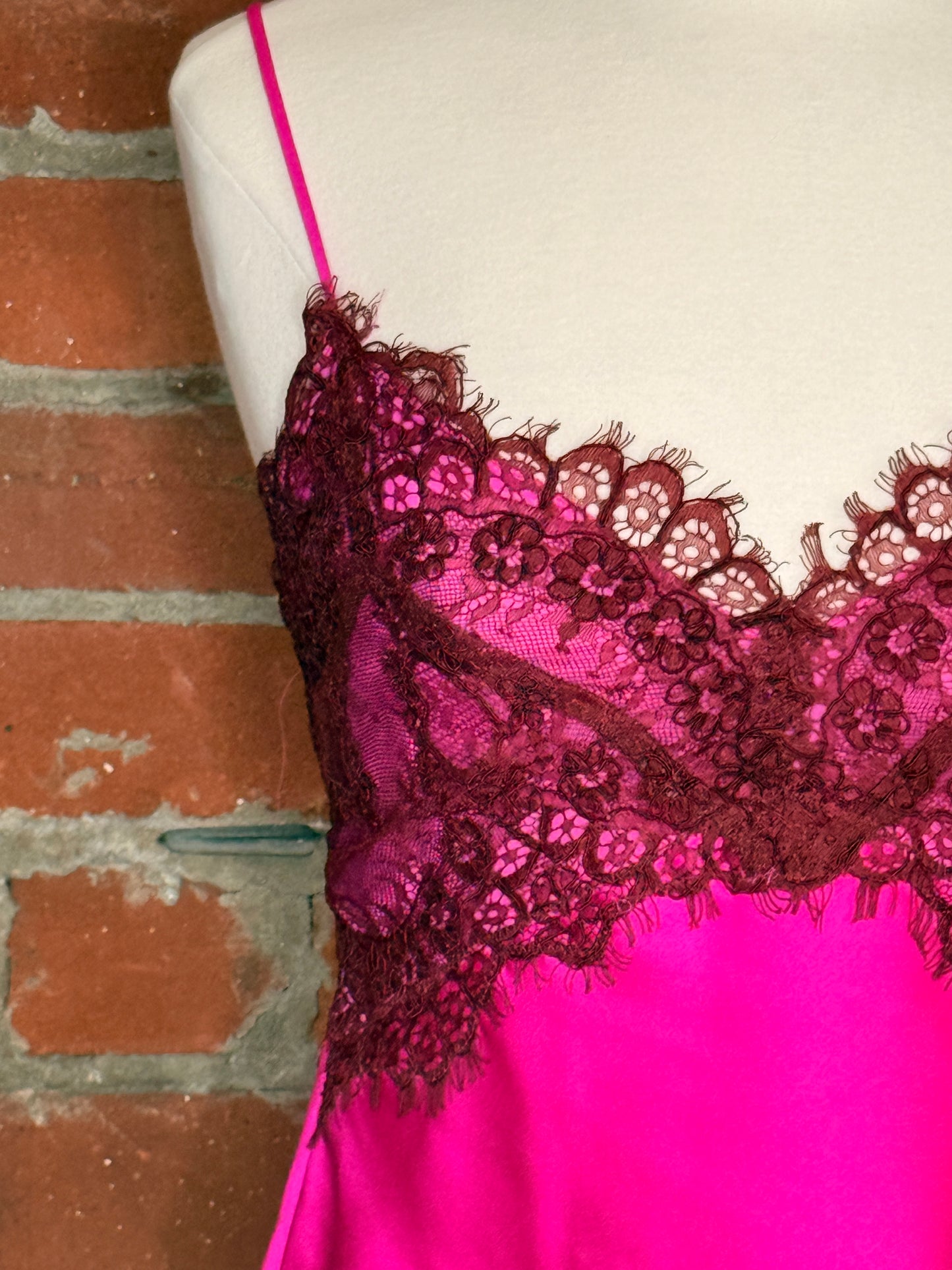 NWT LoveShackFancy Talulah Lace-Trimmed Satin Cami | SZ 4
