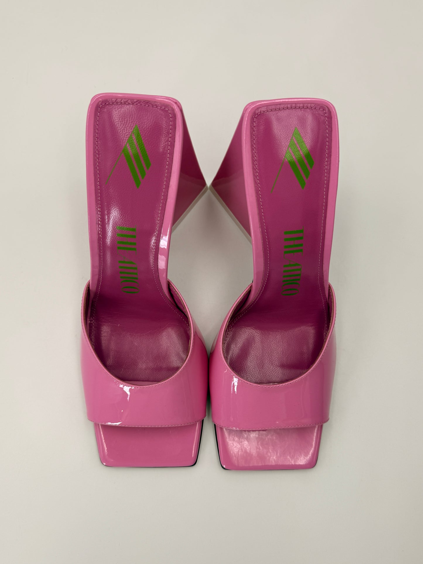NIB The Attico Devon Patent Leather Mules | SZ 37.5