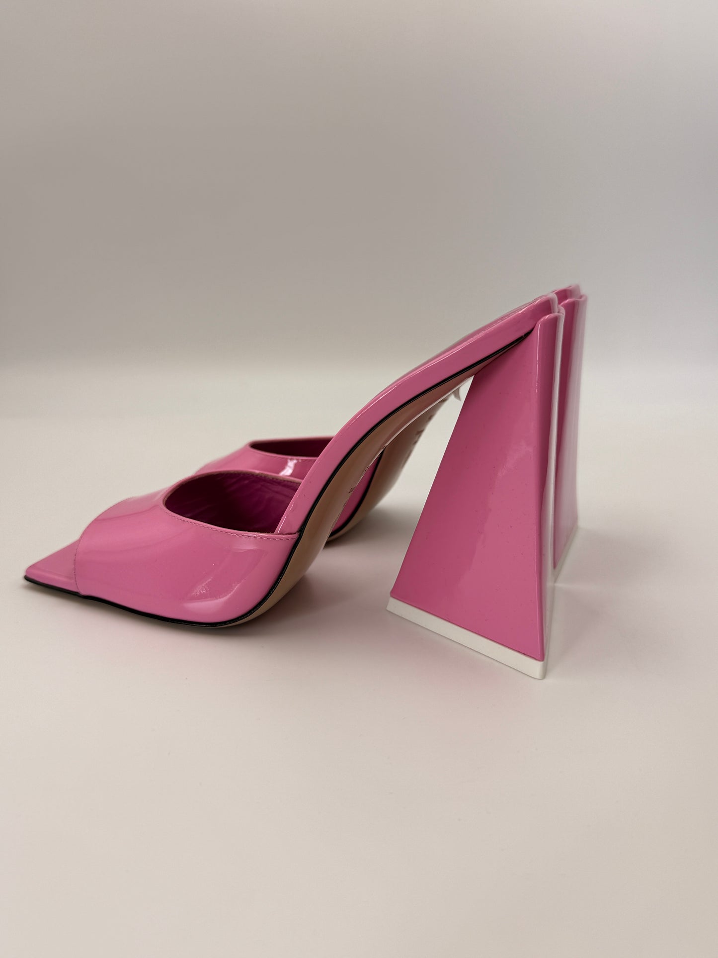 NIB The Attico Devon Patent Leather Mules | SZ 37.5