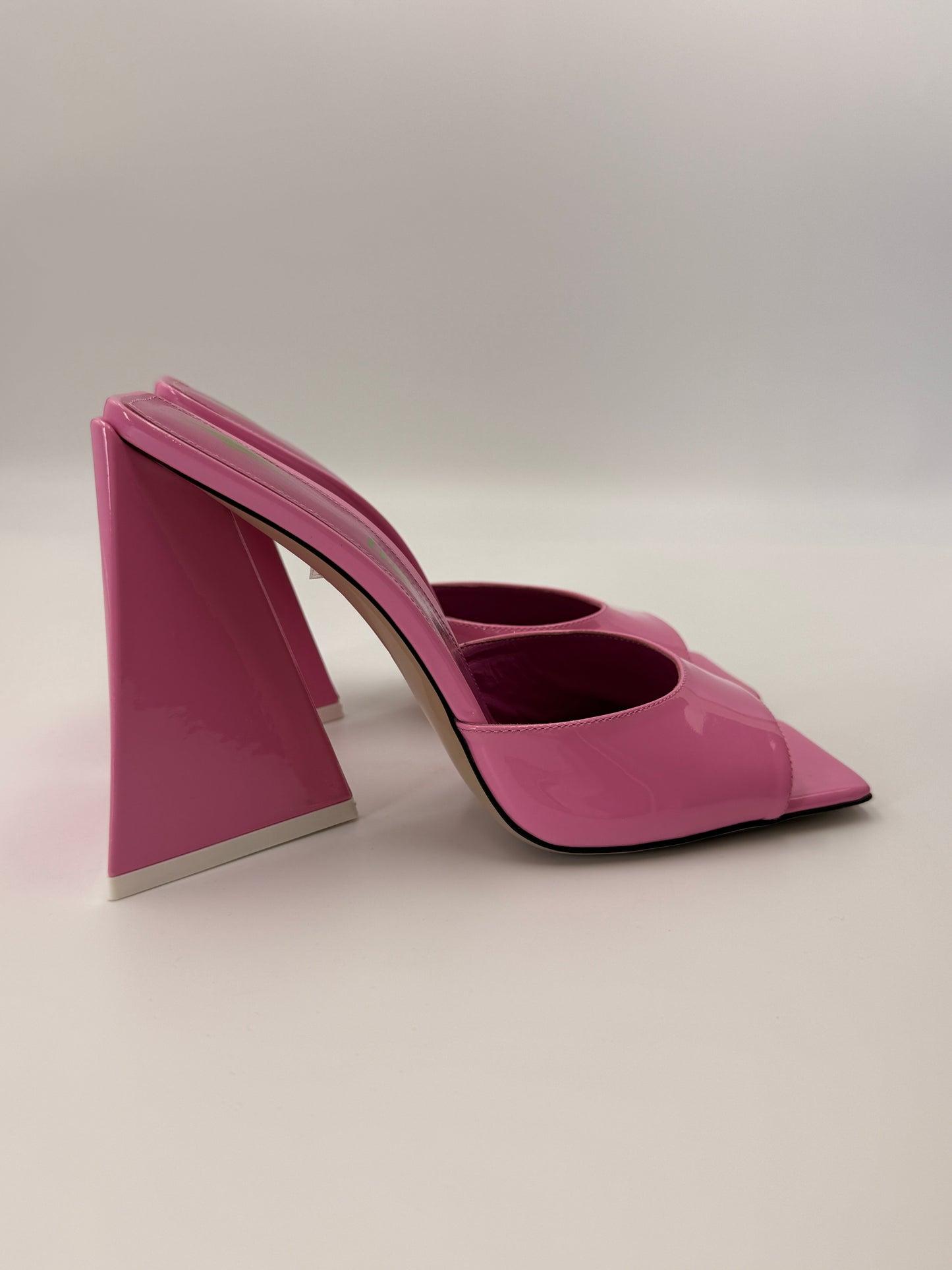 NIB The Attico Devon Patent Leather Mules | SZ 37.5