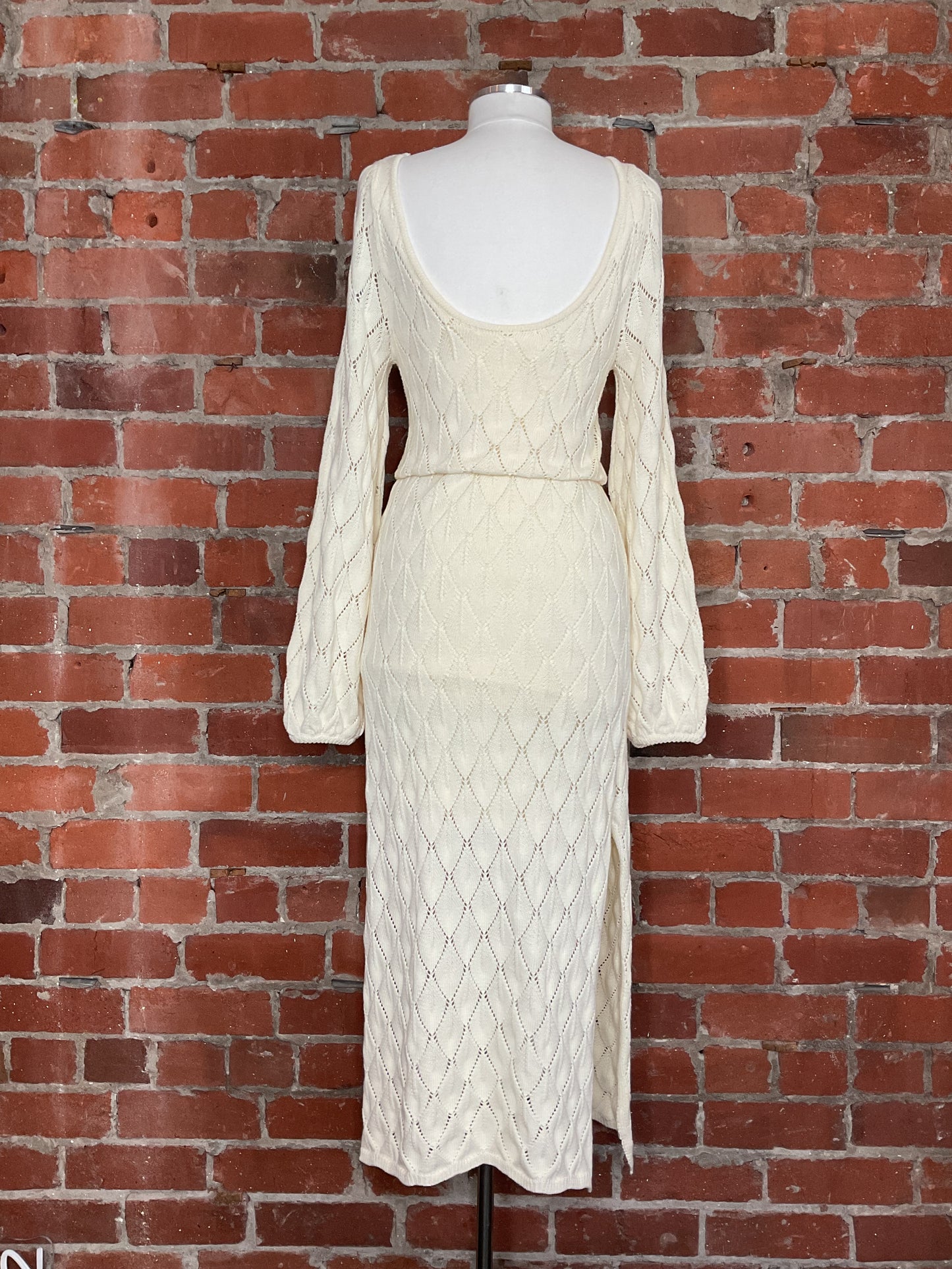 NWT Kivari Claudia Scoop Back Knit Dress | SZ 4