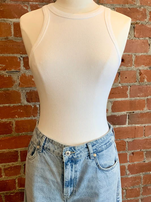 Anine Bing Eva White Tank | XS | NWT