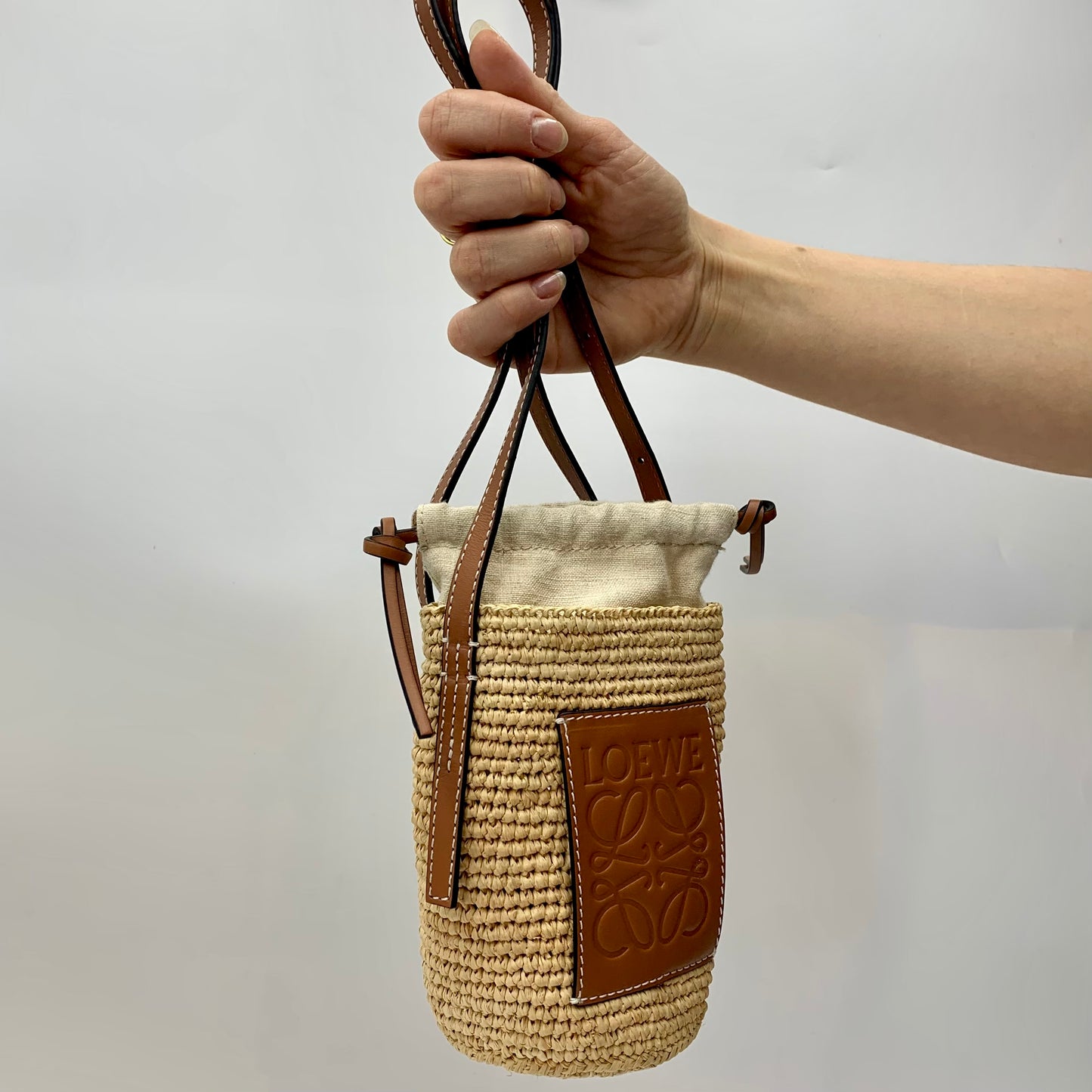 NIB Loewe Cylinder Pocket Shoulder Bag