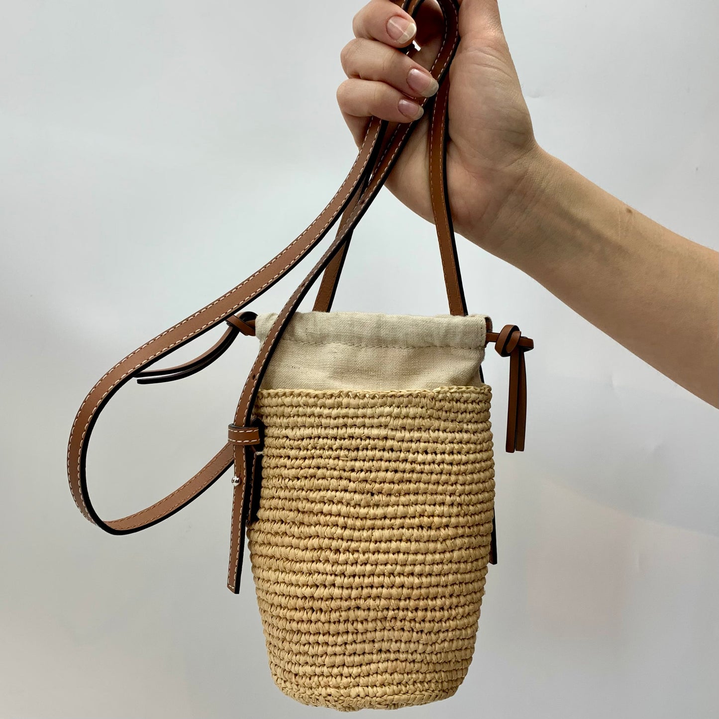 NIB Loewe Cylinder Pocket Shoulder Bag