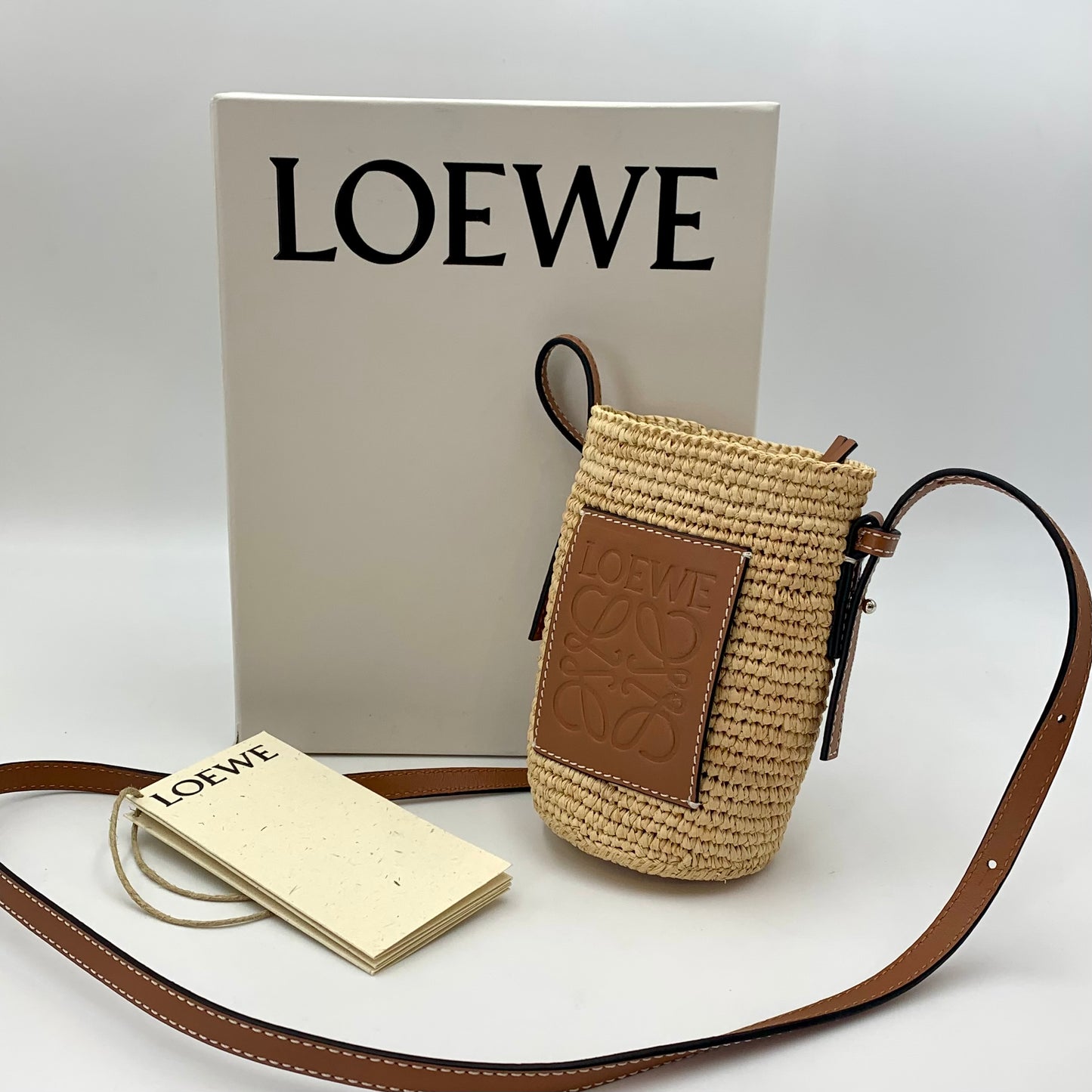 NIB Loewe Cylinder Pocket Shoulder Bag