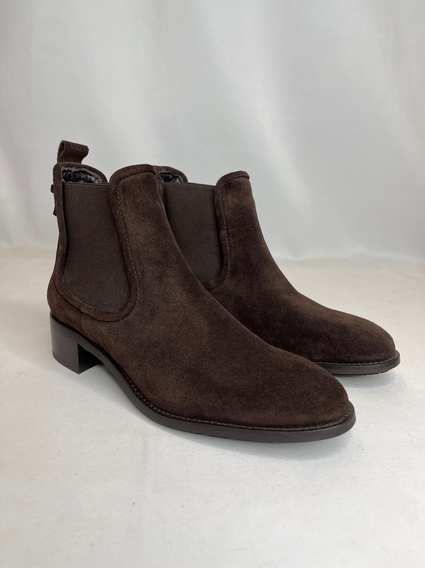 Aquatalia Brown Suede Ankle Boot | SZ 7.5