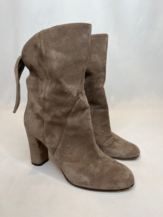 Jimmy Choo Suede Boot with Back Tie | SZ 37