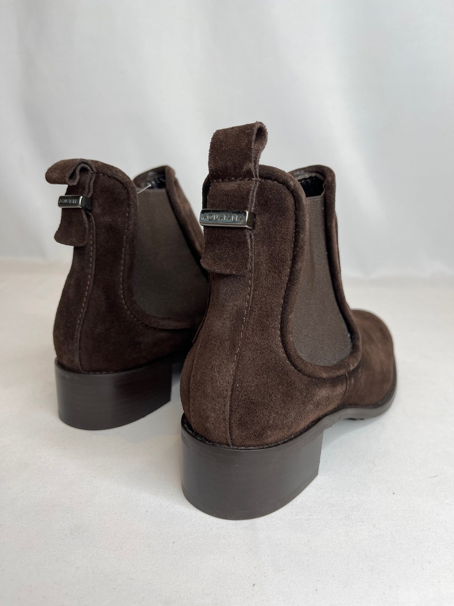 Aquatalia Brown Suede Ankle Boot | SZ 7.5